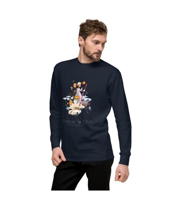 Sweatshirt premium unisexe License To Chill Mission Après-Ski Venez acheter