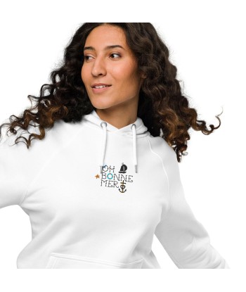 Sweat à capuche écologique Raglan unisexe Oh Bonne Mer 3 50% de réduction en Octobre 2024