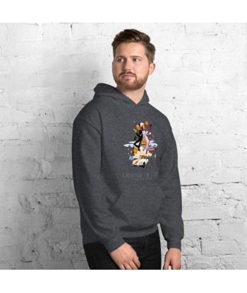 Sweat à capuche d'hiver unisexe License To Chill Mission Après-Ski sur couleurs foncées 50-70% off 