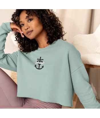 Sweat-Shirt Crop-Top Oh Bonne Mer 1 plus qu'un jeu 