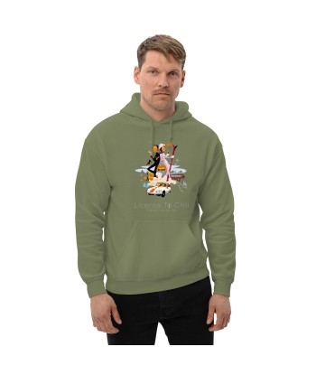 Sweat à capuche d'hiver unisexe License To Chill Mission Après-Ski sur couleurs foncées 50-70% off 