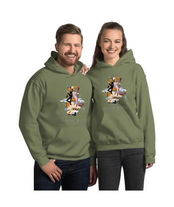 Sweat à capuche d'hiver unisexe License To Chill Mission Après-Ski sur couleurs foncées 50-70% off 