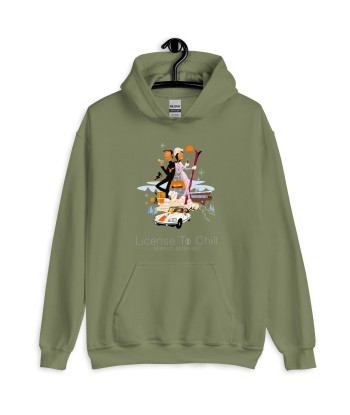 Sweat à capuche d'hiver unisexe License To Chill Mission Après-Ski sur couleurs foncées 50-70% off 