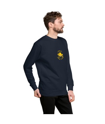 Sweatshirt premium unisexe Authentic Skiing Cowboy (face & dos) rembourrage situé sous