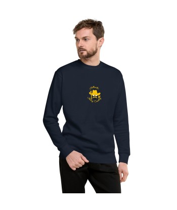 Sweatshirt premium unisexe Authentic Skiing Cowboy (face & dos) rembourrage situé sous