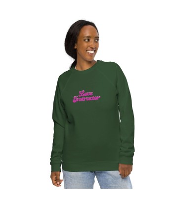 Sweatshirt écologique raglan unisexe Love Instructor hantent personnes