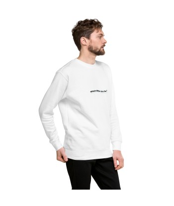 Sweatshirt premium unisexe Which skier are you? Speed Skier (Front/Back) on Light colors Comparez plus de prix