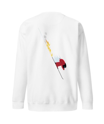 Sweatshirt premium unisexe Which skier are you? Speed Skier (Front/Back) on Light colors Comparez plus de prix