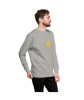 Sweatshirt premium unisexe Authentic Skiing Cowboy (face & dos) rembourrage situé sous