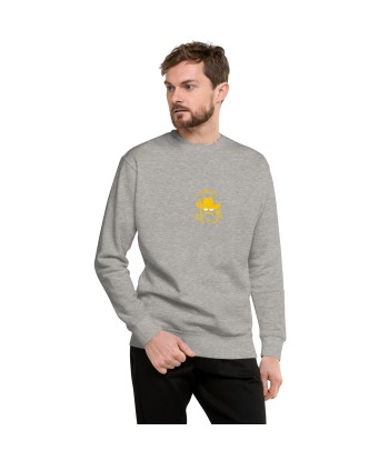 Sweatshirt premium unisexe Authentic Skiing Cowboy (face & dos) rembourrage situé sous