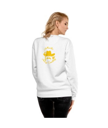 Sweatshirt premium unisexe Authentic Skiing Cowboy (face & dos) rembourrage situé sous