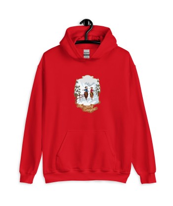 Sweat à capuche d'hiver unisexe The Skiing Cowgirl sur couleurs vives Jusqu'à 80% De Réduction