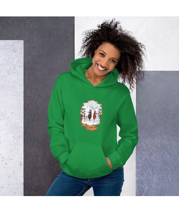 Sweat à capuche d'hiver unisexe The Skiing Cowgirl sur couleurs vives Jusqu'à 80% De Réduction