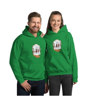 Sweat à capuche d'hiver unisexe The Skiing Cowgirl sur couleurs vives Jusqu'à 80% De Réduction