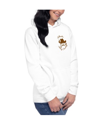 Sweat à capuche unisexe en coton Authentic Skiing Cowboy marron Venez acheter