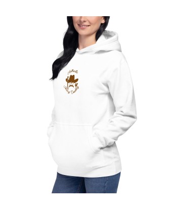 Sweat à capuche unisexe en coton Authentic Skiing Cowboy marron Venez acheter