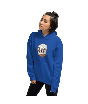 Sweat à capuche d'hiver unisexe The Skiing Cowgirl sur couleurs vives Jusqu'à 80% De Réduction