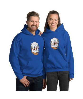 Sweat à capuche d'hiver unisexe The Skiing Cowgirl sur couleurs vives Jusqu'à 80% De Réduction