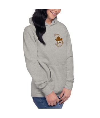 Sweat à capuche unisexe en coton Authentic Skiing Cowboy marron Venez acheter