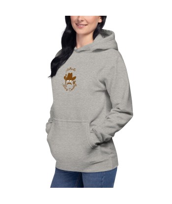 Sweat à capuche unisexe en coton Authentic Skiing Cowboy marron Venez acheter