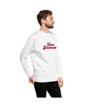 Sweatshirt premium unisexe Love Instructor grand motif brodé Faites des économies