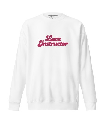 Sweatshirt premium unisexe Love Instructor grand motif brodé Faites des économies