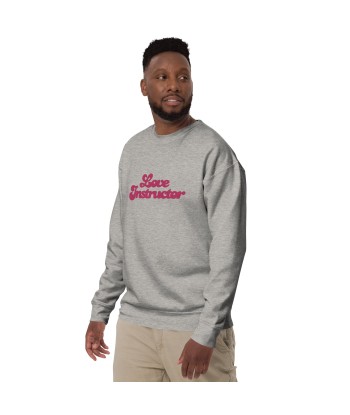 Sweatshirt premium unisexe Love Instructor grand motif brodé Faites des économies