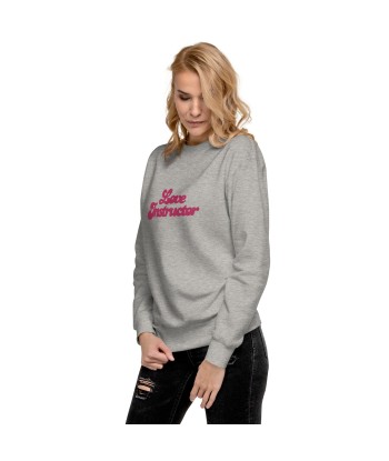 Sweatshirt premium unisexe Love Instructor grand motif brodé Faites des économies