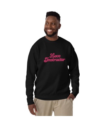 Sweatshirt premium unisexe Love Instructor grand motif brodé Faites des économies