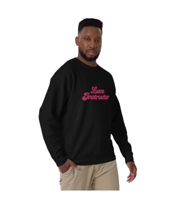 Sweatshirt premium unisexe Love Instructor grand motif brodé Faites des économies