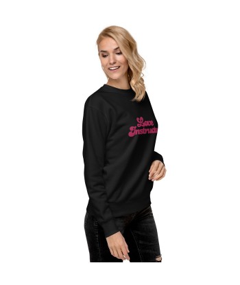 Sweatshirt premium unisexe Love Instructor grand motif brodé Faites des économies