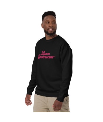 Sweatshirt premium unisexe Love Instructor grand motif brodé Faites des économies