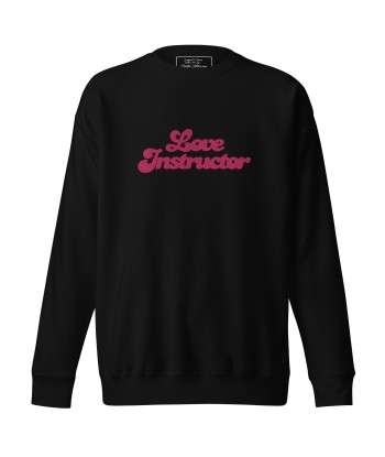 Sweatshirt premium unisexe Love Instructor grand motif brodé Faites des économies