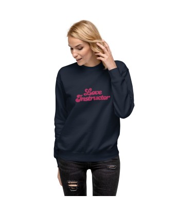 Sweatshirt premium unisexe Love Instructor grand motif brodé Faites des économies