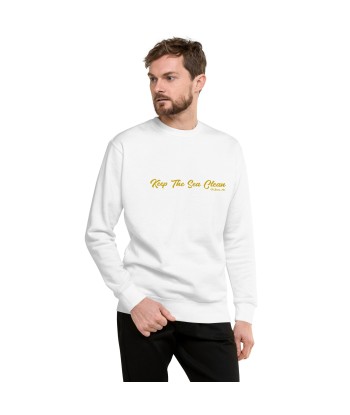 Sweatshirt premium unisexe Keep The Sea Clean grand motif brodé pas cher chine