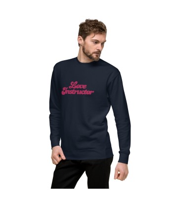 Sweatshirt premium unisexe Love Instructor grand motif brodé Faites des économies