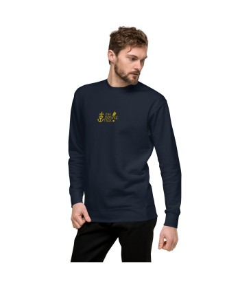 Sweatshirt premium unisexe Oh Bonne Mer 2 brodé paiement sécurisé