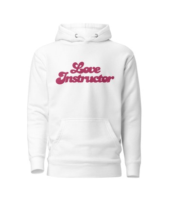 Sweat à capuche unisexe en coton Love Instructor grand motif brodé acheter