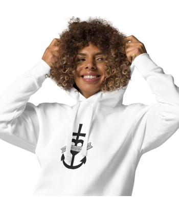 Sweat à capuche unisexe en coton Oh Bonne Mer 1 grand motif brodé vente chaude votre 