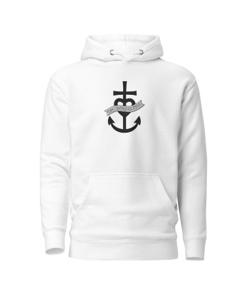 Sweat à capuche unisexe en coton Oh Bonne Mer 1 grand motif brodé vente chaude votre 