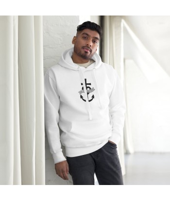 Sweat à capuche unisexe en coton Oh Bonne Mer 1 grand motif brodé vente chaude votre 