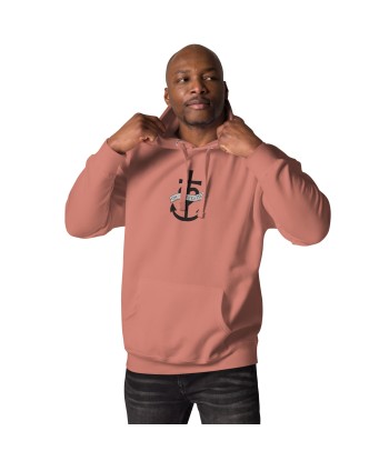 Sweat à capuche unisexe en coton Oh Bonne Mer 1 grand motif brodé vente chaude votre 