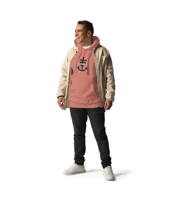 Sweat à capuche unisexe en coton Oh Bonne Mer 1 grand motif brodé vente chaude votre 