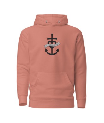 Sweat à capuche unisexe en coton Oh Bonne Mer 1 grand motif brodé vente chaude votre 