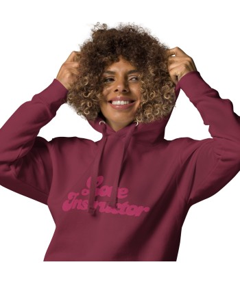 Sweat à capuche unisexe en coton Love Instructor grand motif brodé acheter