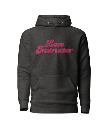 Sweat à capuche unisexe en coton Love Instructor grand motif brodé acheter