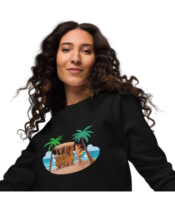 Sweatshirt écologique raglan unisexe Tiki Kombi en stock