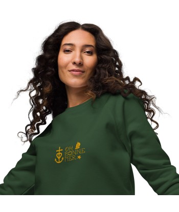 Sweatshirt écologique raglan unisexe Oh Bonne Mer 2 l'évolution des habitudes 