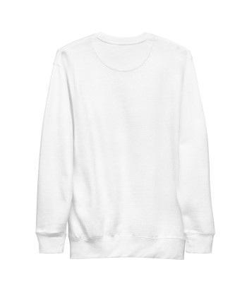 Sweatshirt premium unisexe Croix de camargue dorée avec texte Oh Bonne mer grand motif brodé en linge