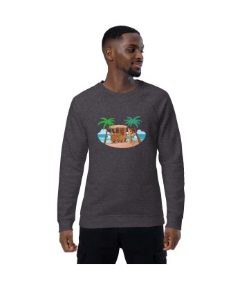 Sweatshirt écologique raglan unisexe Tiki Kombi en stock